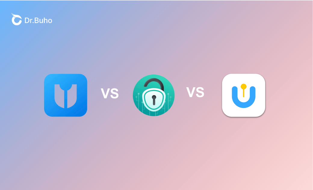 AnyUnlock vs. 4uKey vs. BuhoUnlocker [2025, análisis completo]