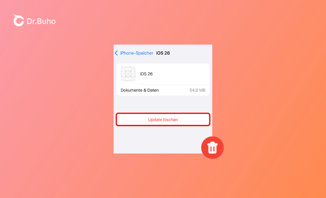 iOS Update abbrechen