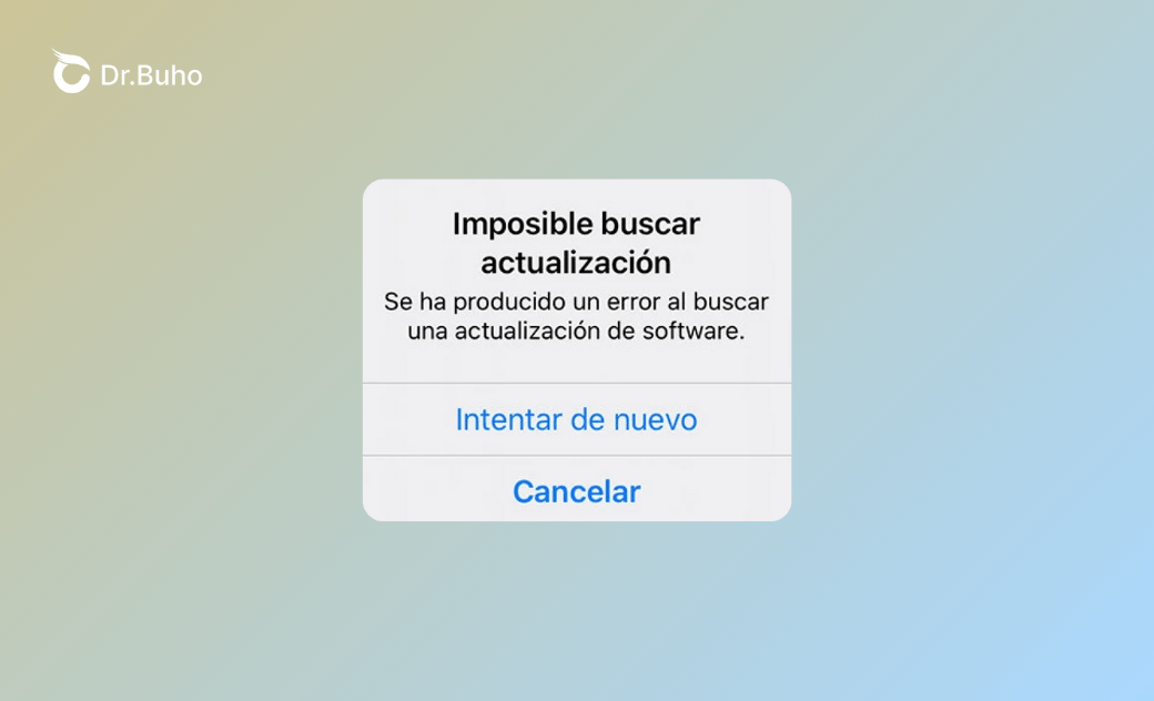 [iOS 26] ¿Imposible buscar actualización? Solucionado
