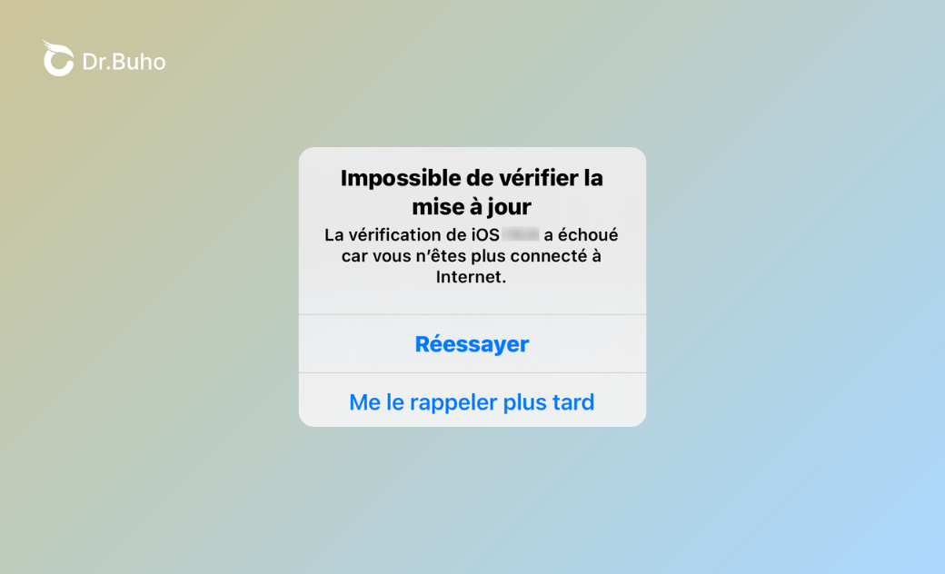 [iOS 26] Impossible de vérifier la mise à jour sur iPhone ? Résolu !