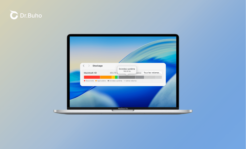 supprimer les données système Mac
