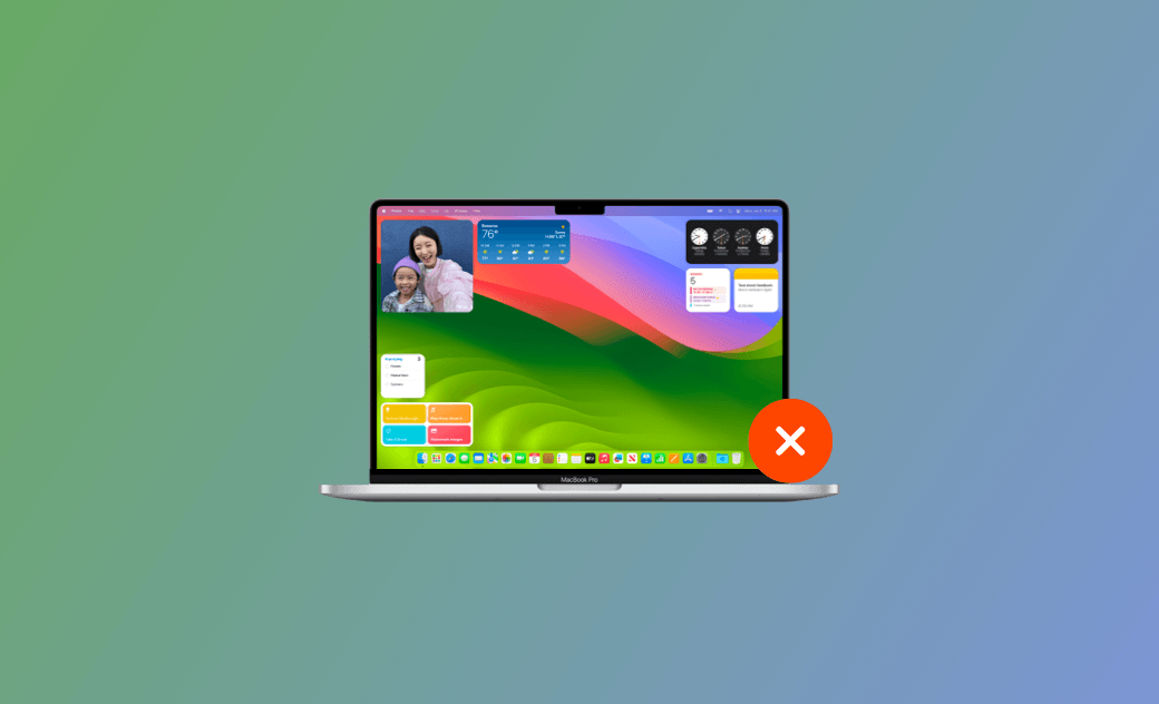 macOS Sequoia/Sonoma 위젯이 작동하지 않음 - 9가지 빠른 수정