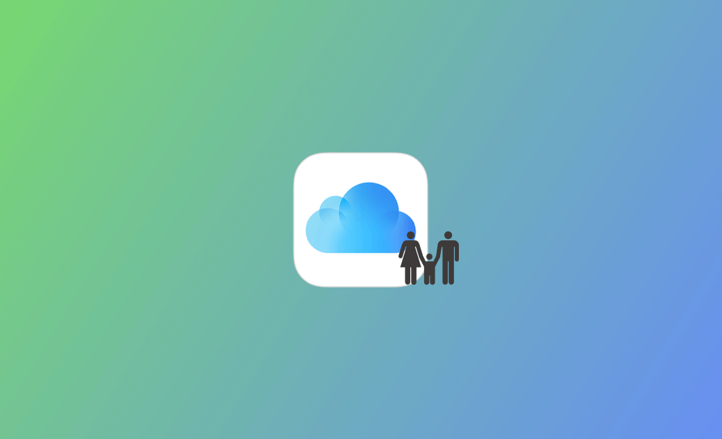 how to share iCloud storage