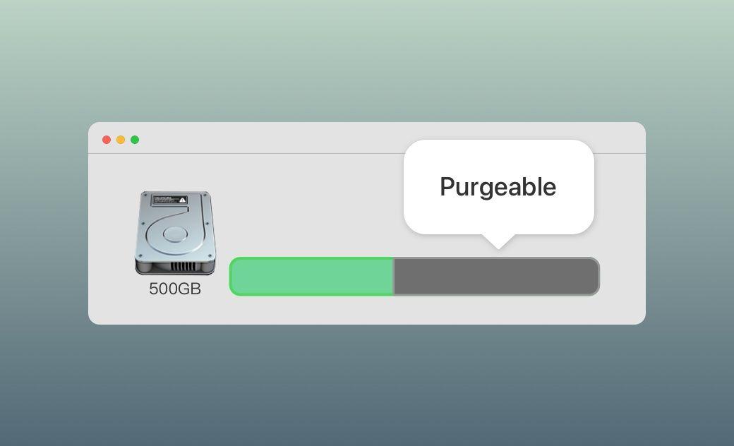 Comment supprimer l'espace purgeable sur Mac