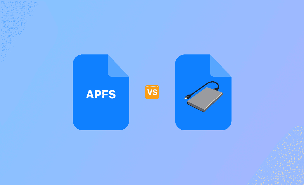 APFS 與 Mac OS Extended (HFS+) 區別