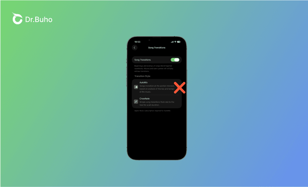 Apple Music AutoMix funktioniert nicht