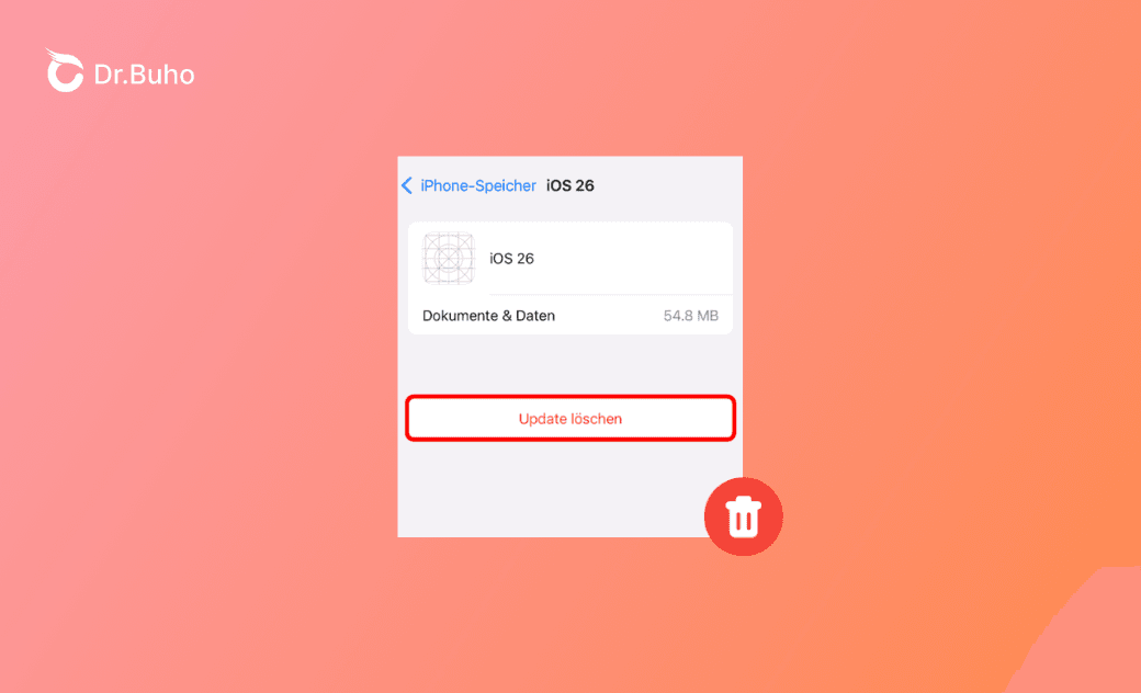 iOS Update abbrechen