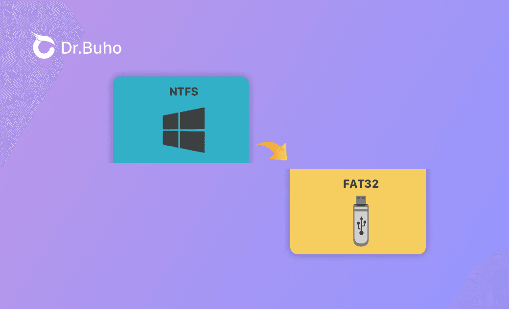 FAT32 zu NTFS
