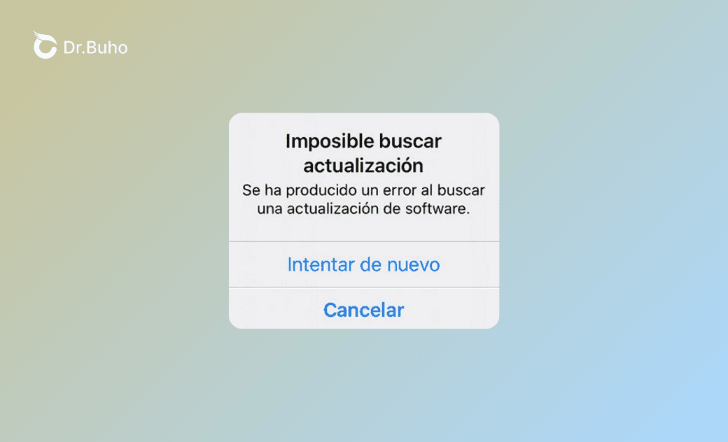 [iOS 26] ¿Imposible buscar actualización? Solucionado