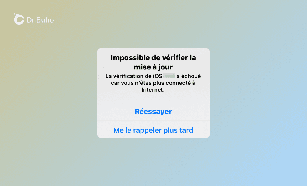 [iOS 26.1] Impossible de vérifier la mise à jour sur iPhone ? Résolu !