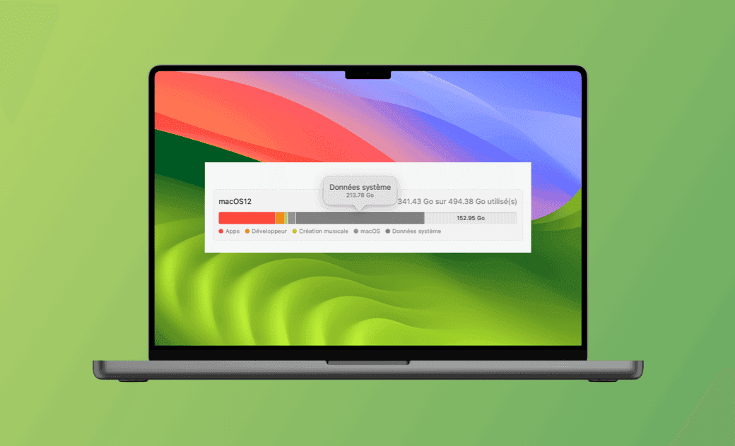 supprimer les données système Mac
