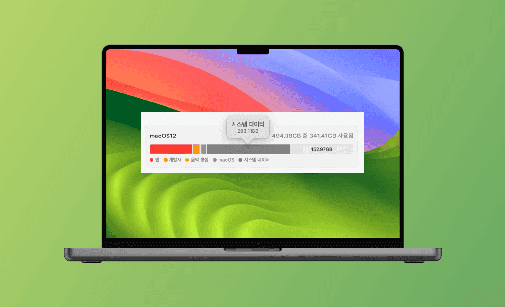 Mac에서 시스템 데이터 저장 공간 삭제하는 방법