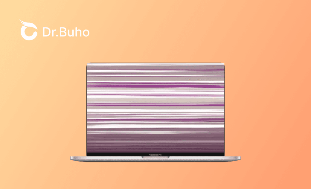 Macの画面に縦線や横線が入った時の原因と直し方