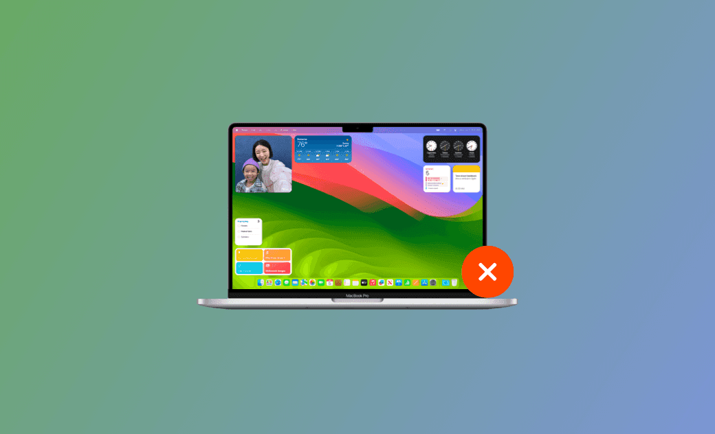 Les Widgets de macOS Sonoma ne Fonctionnent pas - 9 Solutions