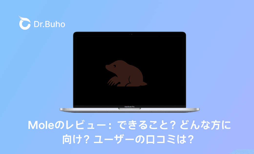 MacメンテナンスソフトMoleのレビュー