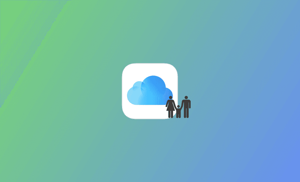 how to share iCloud storage