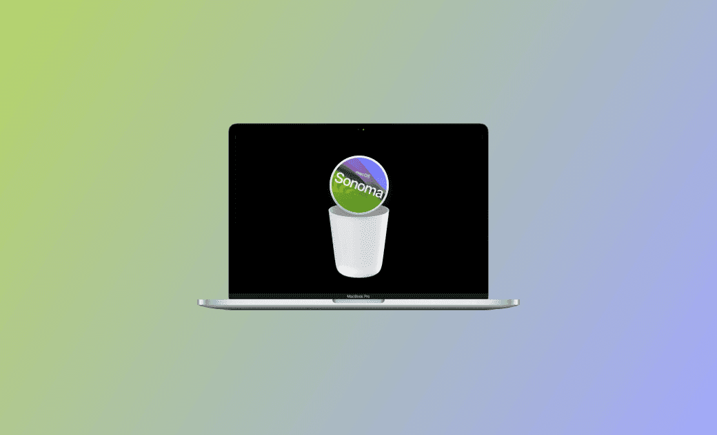 uninstall macOS Sonoma beta