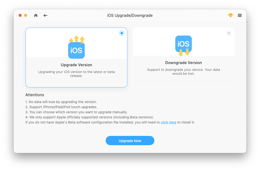 Upgrade to iOS 17 Using BuhoRepair