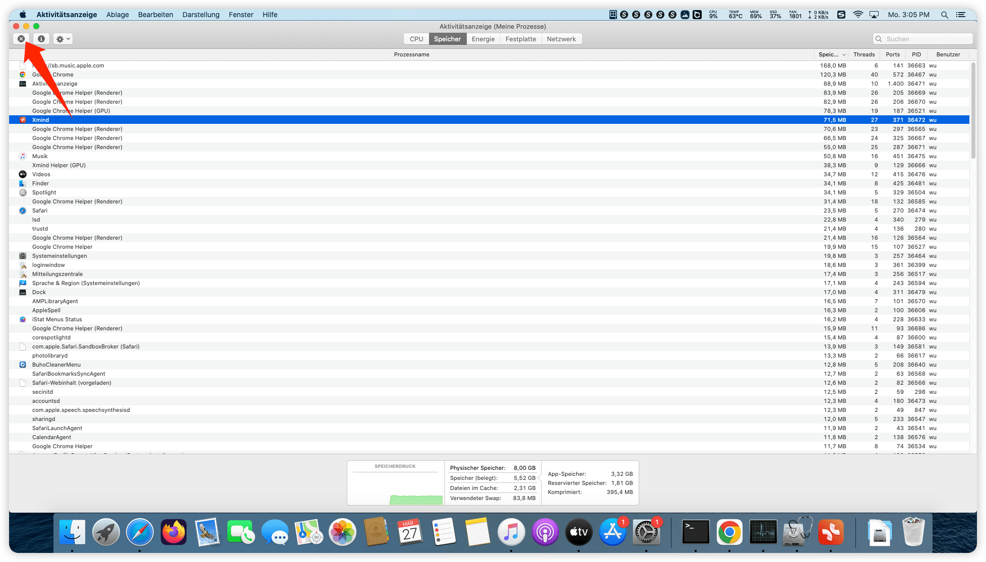 Check RAM Usage on Mac