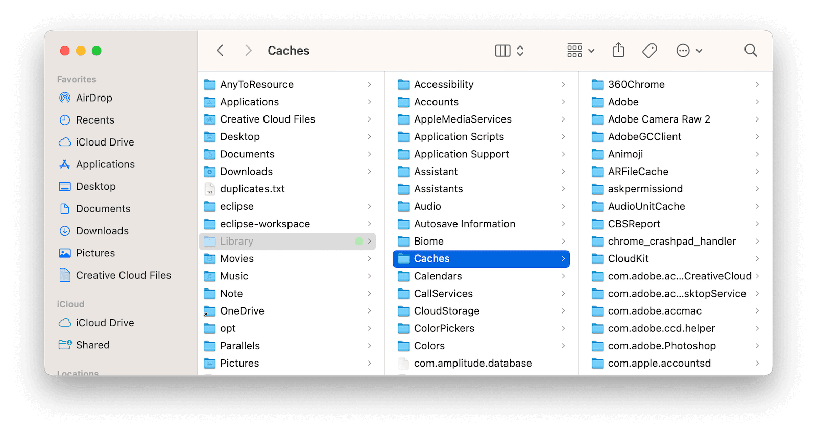 Manually Clear Caches on Mac