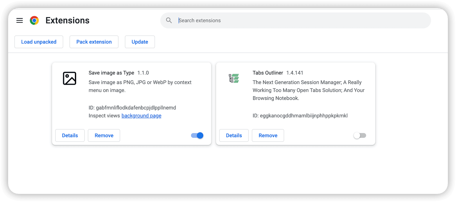Delete Chrome Extensions