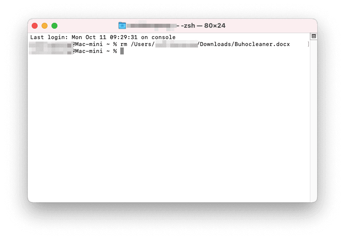 Delete Files on Mac with Terminal