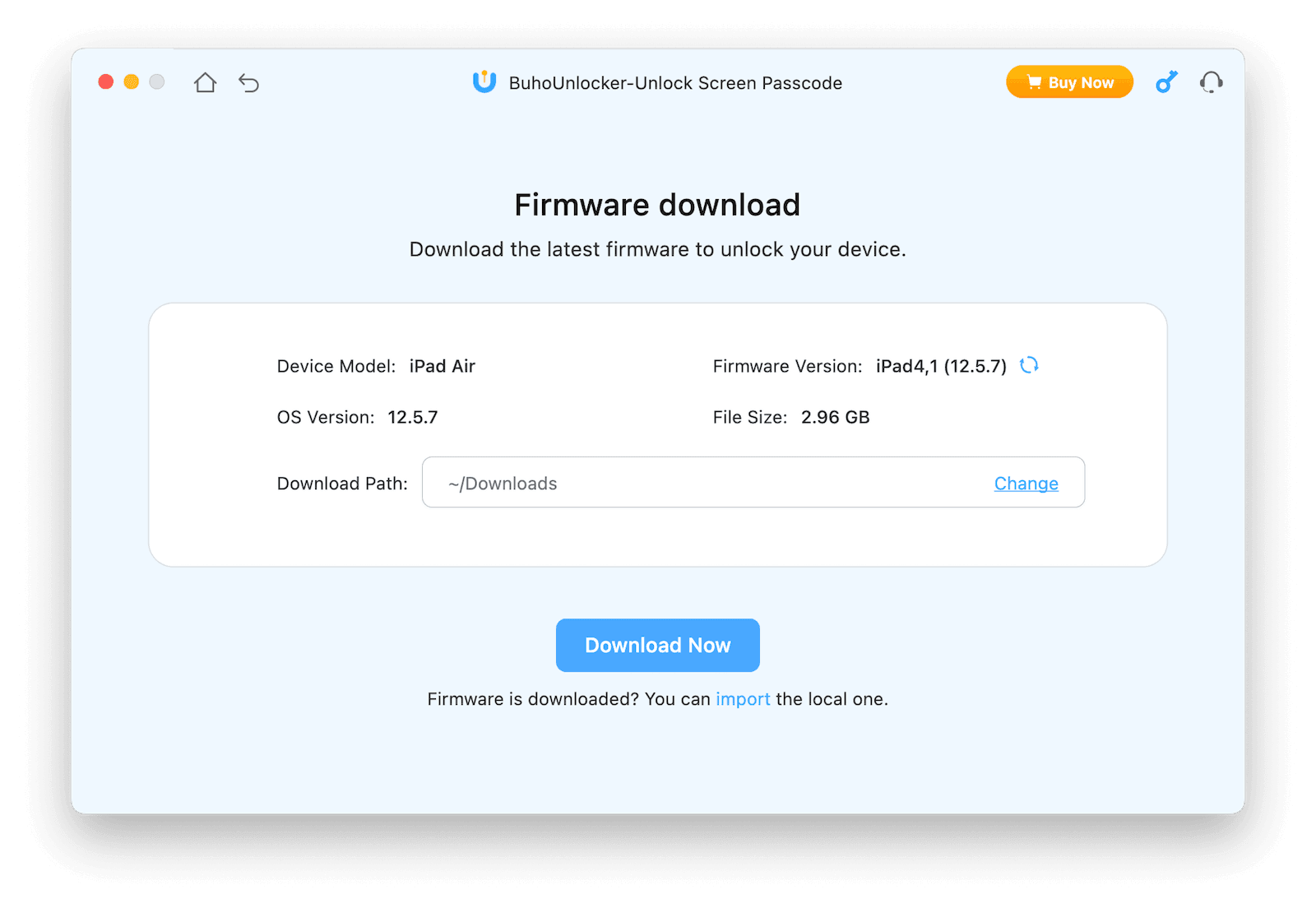 Download Firmware for iPad