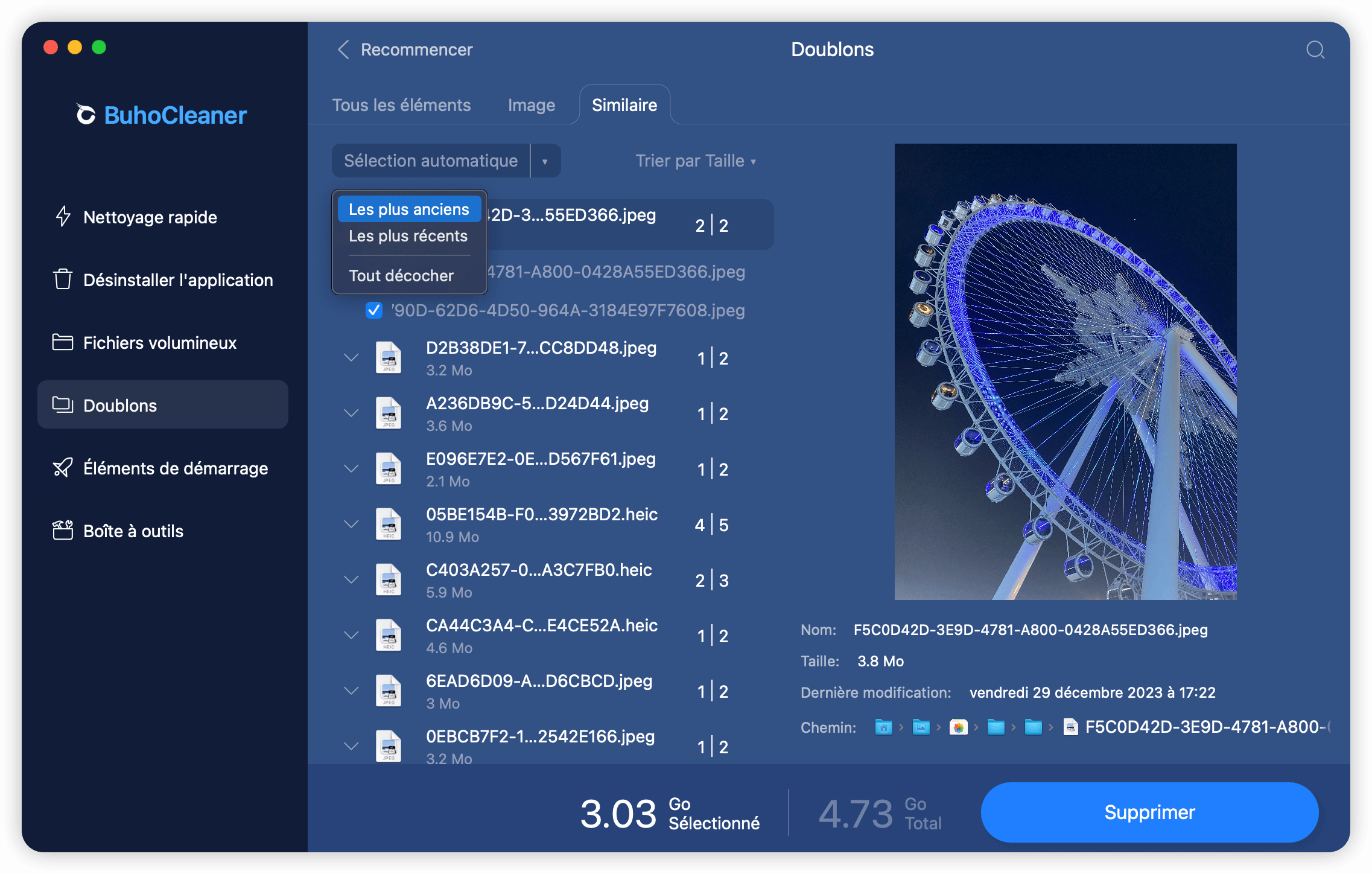Supprimer les doublons -4