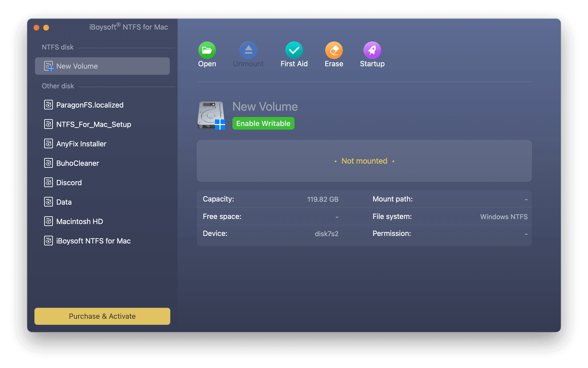iBoysoft NTFS for Mac