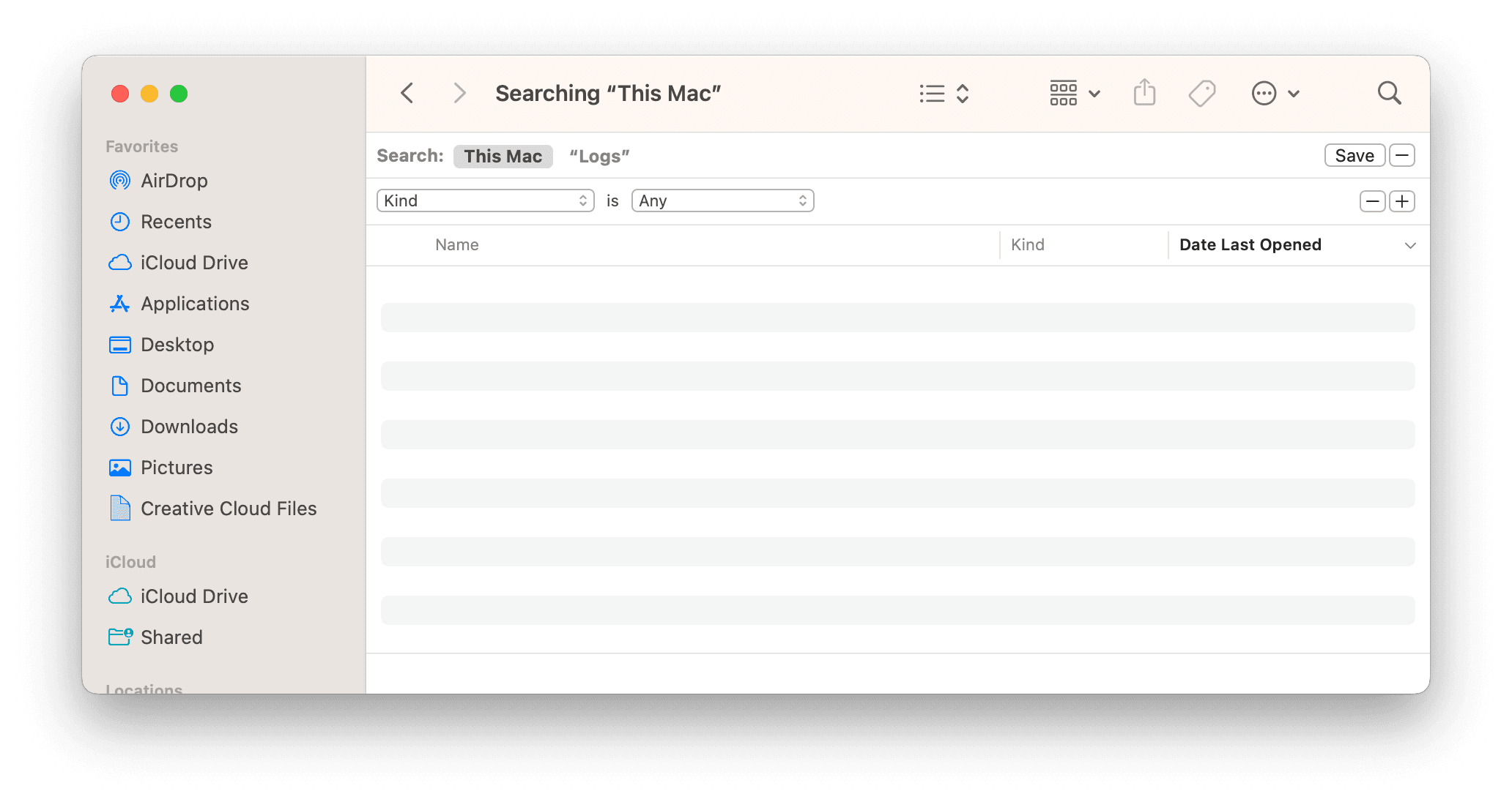 Manually Find Files in Finder