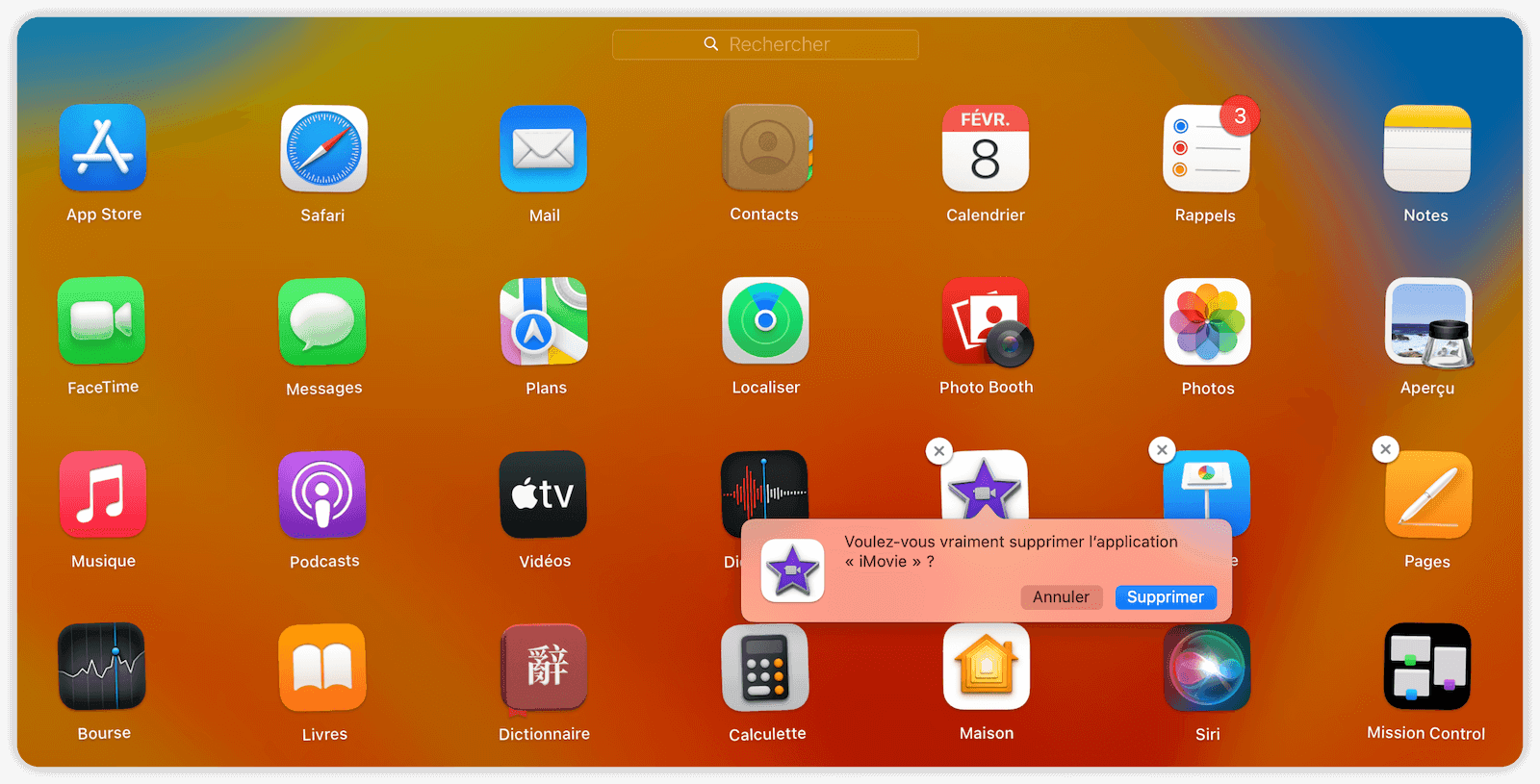 Comment désinstaller des applications sur Mac avec Launchpad
