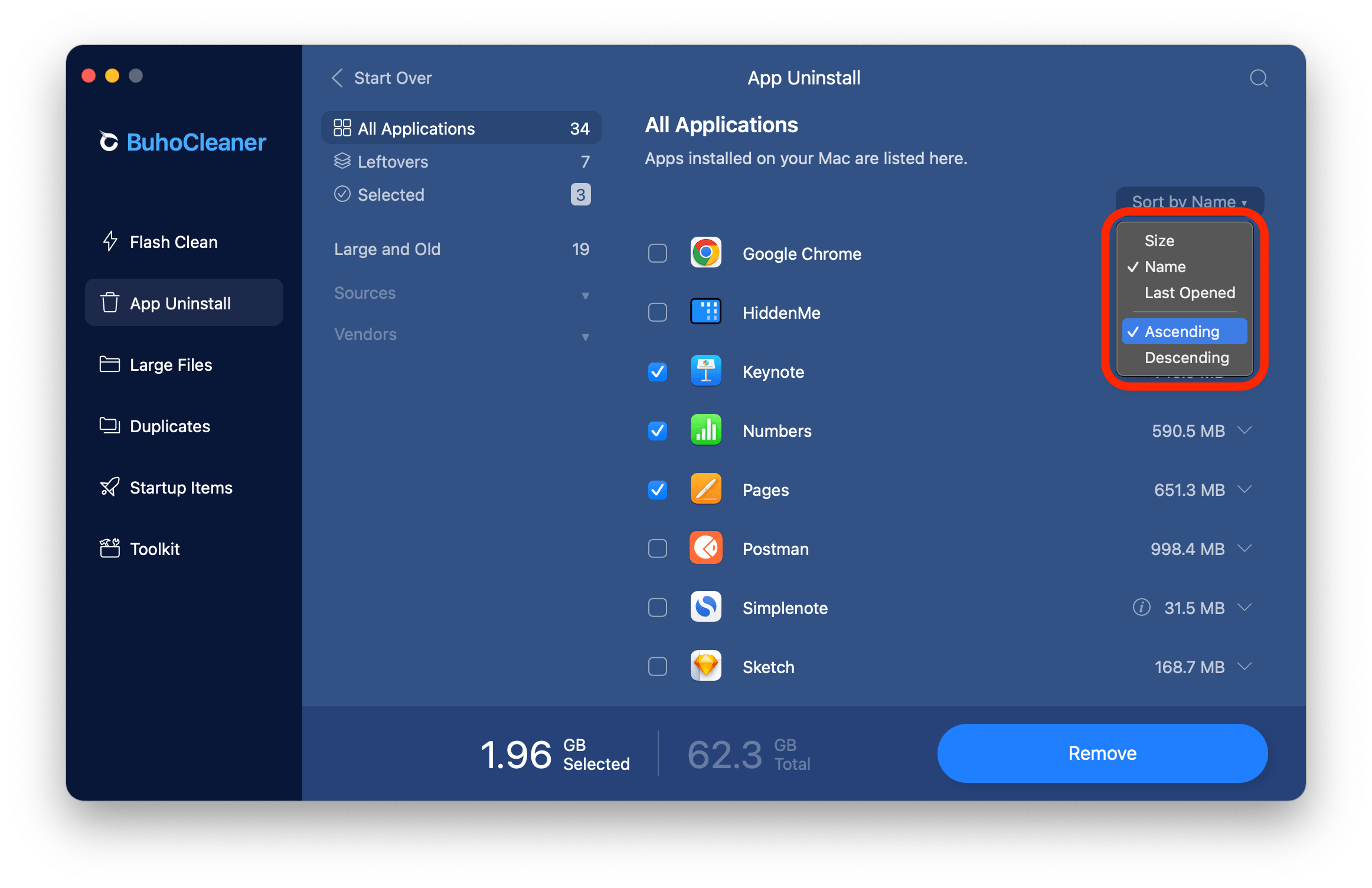 Sort App