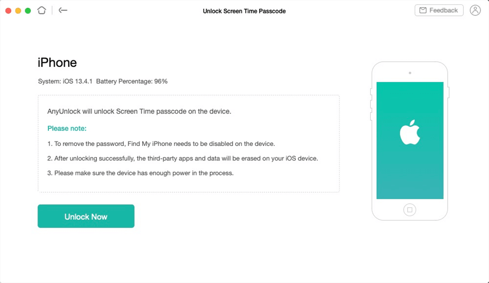 AnyUnlock - iPhone Password Unlocker
