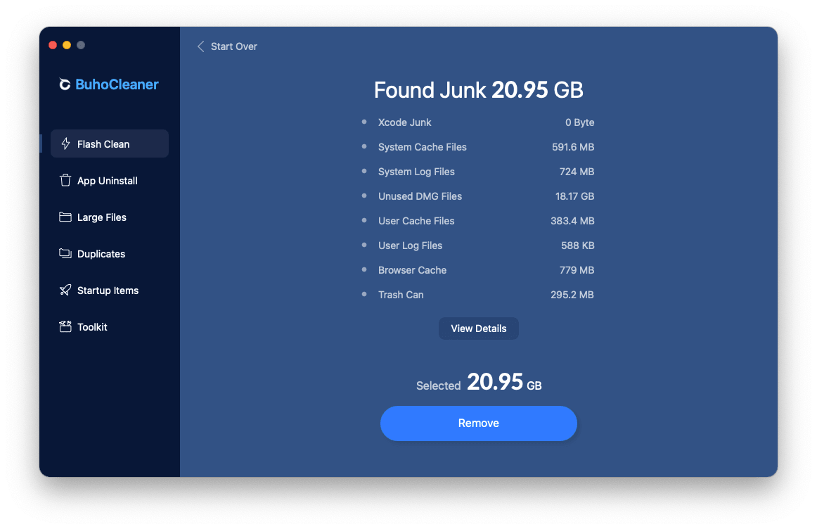 Clear Disk Space with BuhoCleaner