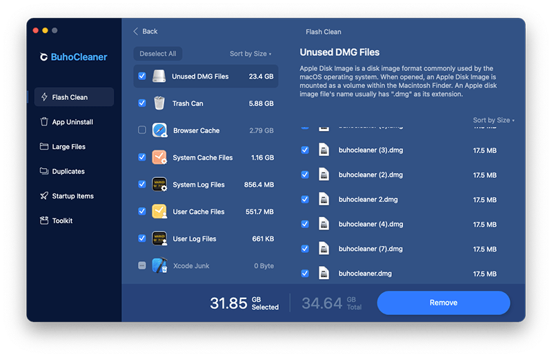 Speed up macOS Monterey - Remove Junk Files on Mac