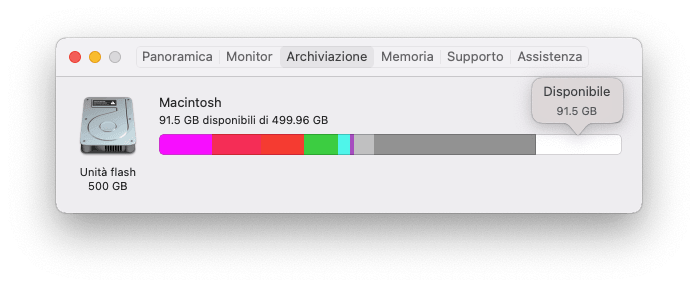 Check Storage Space
