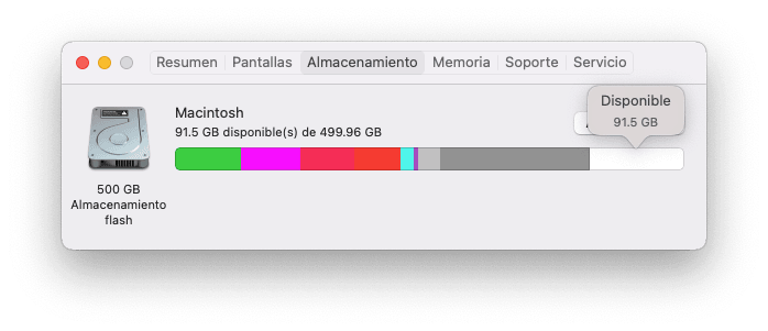 Check Storage Space