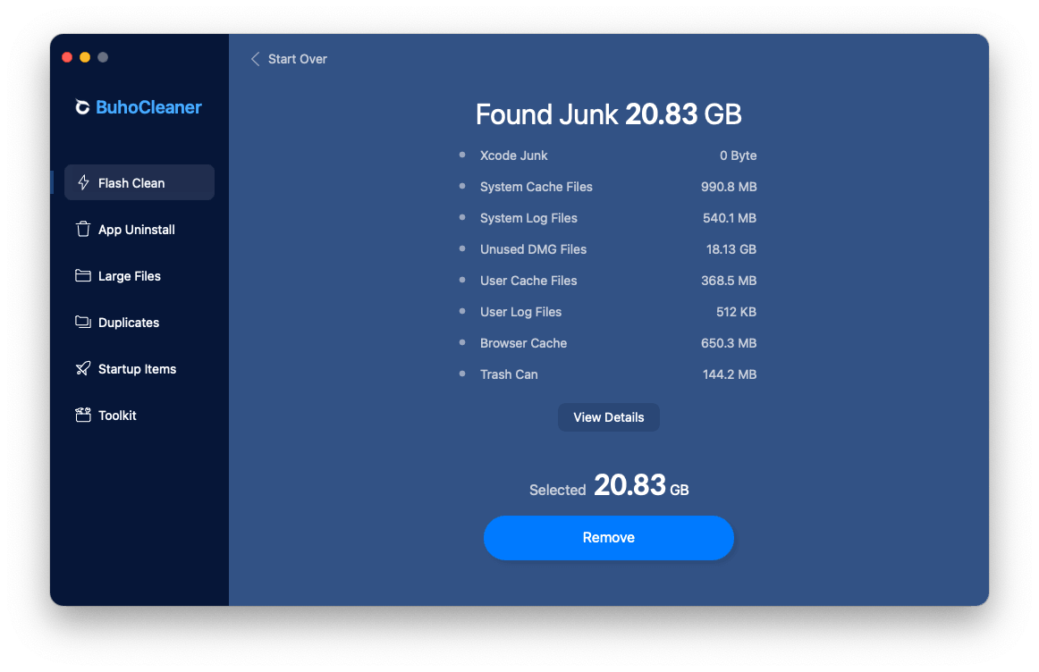 Quickly Clear Disk Space with BuhoCleaner