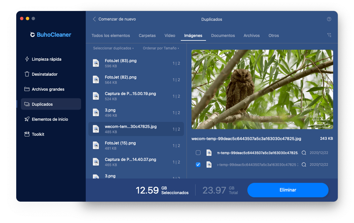 Find and Delete Duplicate Files on Mac with BuhoCleaner