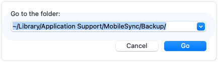 Delete iOS and iPadOS Backups in Finder
