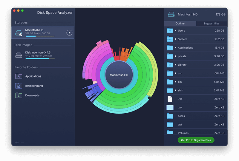 最佳 Mac 磁碟分析工具 - Disk Space Analyzer