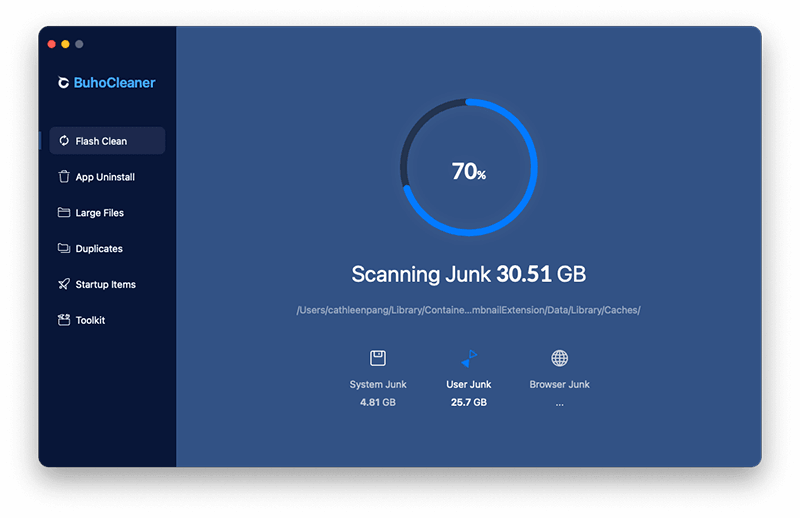 Speed up macOS Monterey - Clear Junk Files on Mac Quickly