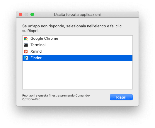 Uscita Forzata Applicazioni
