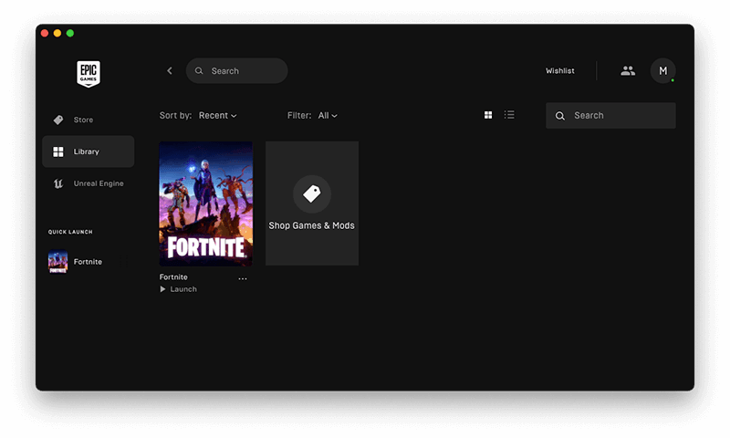 Go to the Games Library