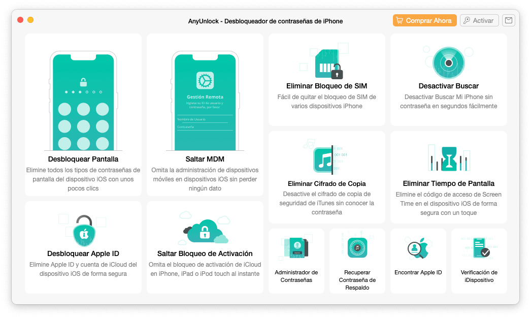 AnyUnlock - iPhone Password Unlocker