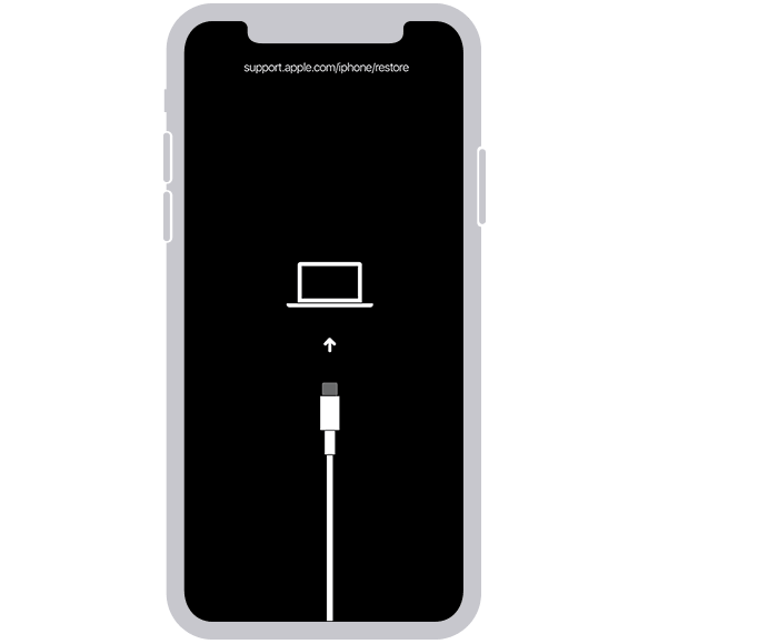 iPhone Recovery Mode Screen