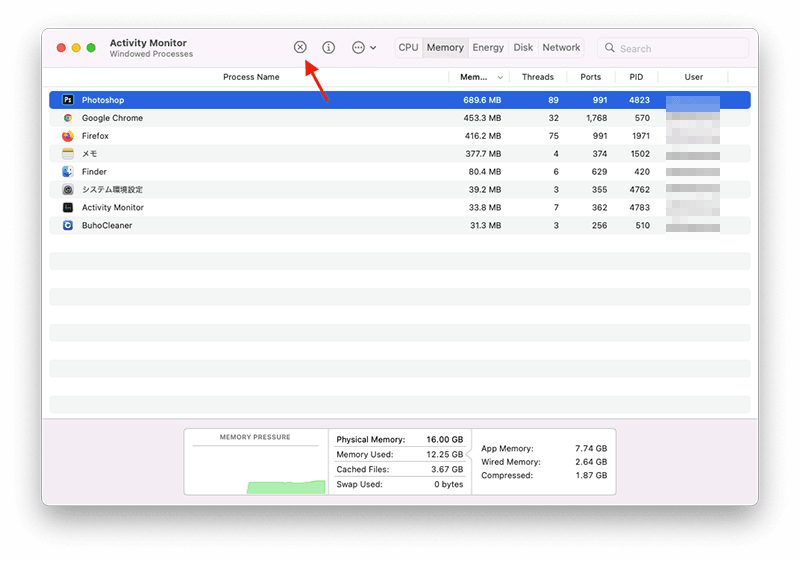 Kill Memory Hogging Processes