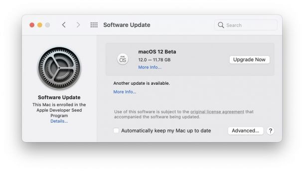 Download macOS 12 Beta