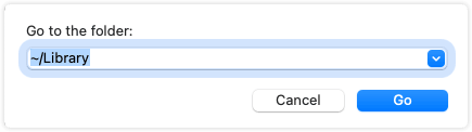 Navigate to Library Folder