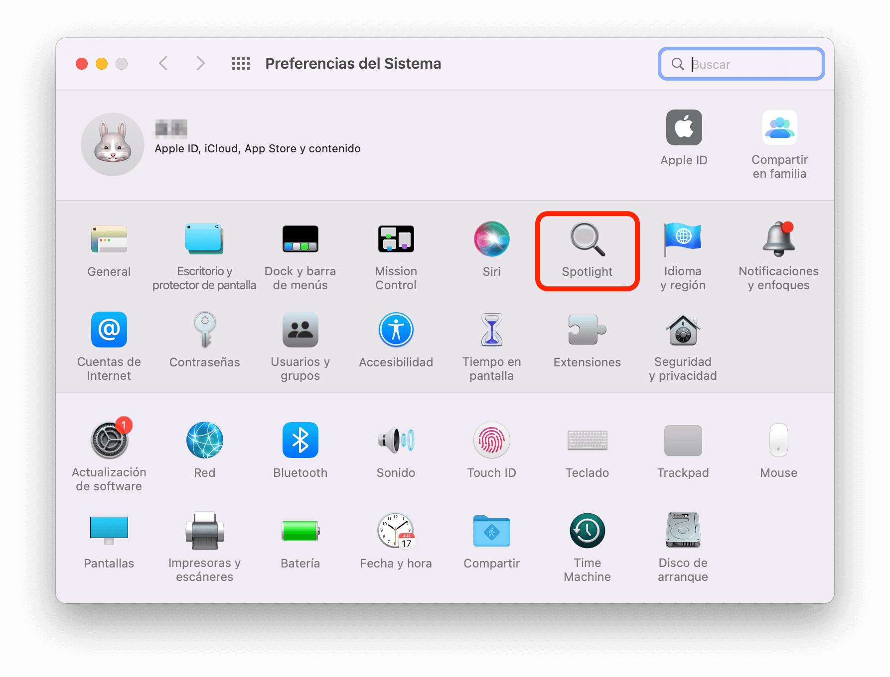 open-spotlight-preferences-es